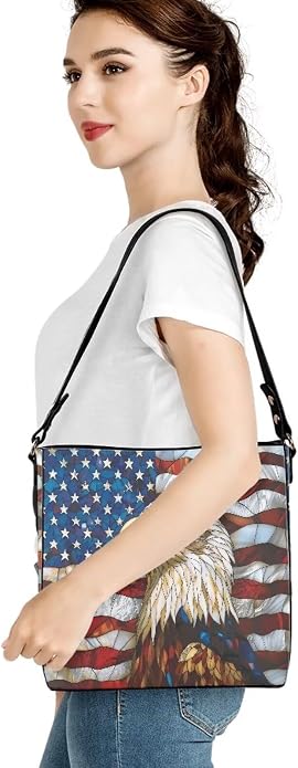 HUGS IDEA Boho Bags for Women Leather Handbag Shoulder Bucket Crossbody Purse - Image 6