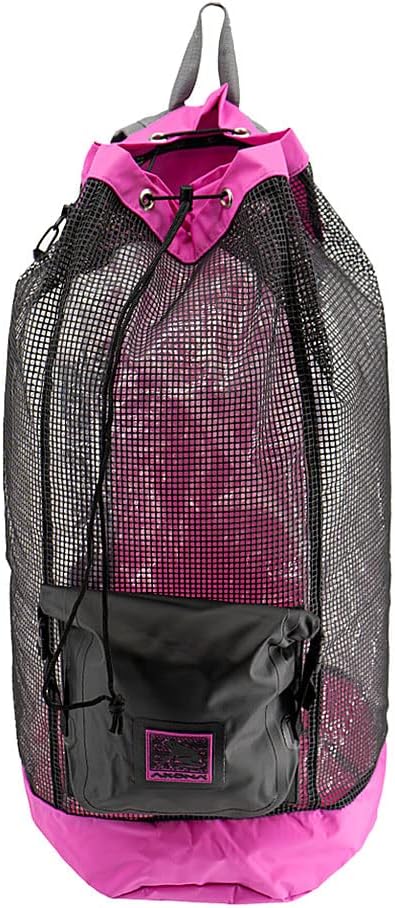 AKONA Huron DX Heavy Duty Mesh Backpack with Dry Bag by AkonaAdventureGear