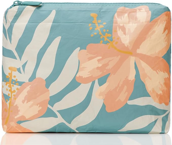 ALOHA Collection Small Pouch | Lightweight, Packable, and Splash-Proof Makeup Pouch | Easy to Clean by ALOHACollection