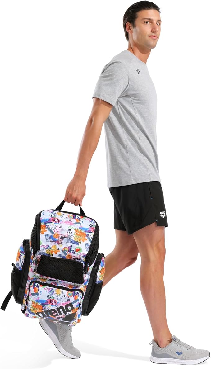ARENA One Go Swim Backpack Travel Large Size Athletes Sports Equipment Bag 45 Liters - Image 9