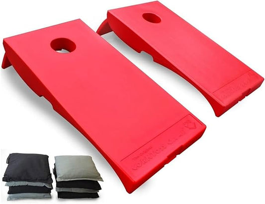 Driveway Games All Weather Corntoss Bean Bag Cornhole Yard Game Set for Indoor and Outdoor Use with 2 Target Boards and 8 Bean Bags by Driveway+Games