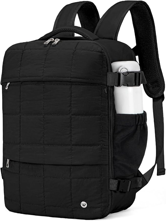 WESTBRONCO Travel Laptop Backpack for women 17.3 inch Travel Backpack Carry on Flight Approved Puffy Weekender Bags for Women by WESTBRONCO