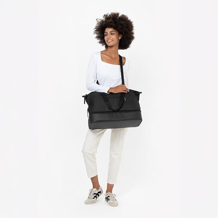 Sherpani Boston, Anti Theft Weekender Bags, Travel Duffel Bag, Carry On Tote Bag with Removable Shoe Bottom Compartment - Image 8