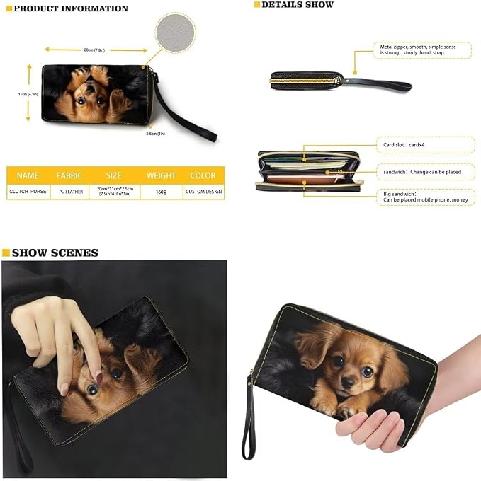 Women Purse Handbags Wallet Sets Leather Shoulder Tote Bag for Women,Top Handle Purse with Wrist Wallet Bag - Image 2