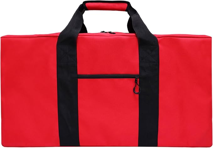 100L Large Duffle Bag for Travel 31.1” Diffle Bag - Overnight Weekender Camping, Storage for Men Women, Classic Red by HOME