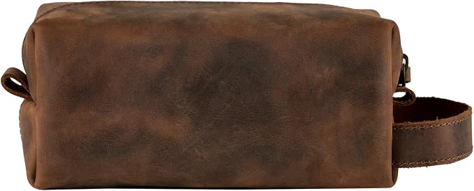 Londo Genuine Leather Travel Toiletry, Makeup, Shaving Organizer Bag - Dopp Kits - Unisex - Image 8
