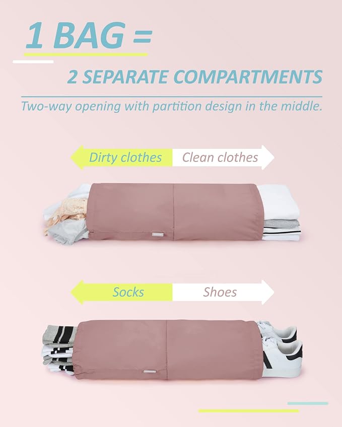 BAGSMART 6 Set /4 Set/2 Set Compression Packing Cubes for Travel, Lightweight Luggage Organizer Bags, Durable Space Saver Bags Travel Essentials - Image 4