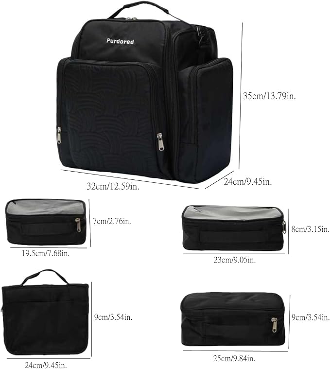 Multifunctional Travel Toiletry Bag With Jewelry Organizer,Portable Hanging Storage Bag With 4 Compartments,Large Capacity Makeup Case For Skincare & Bathroom Essentials (Dark Grey) - Image 6
