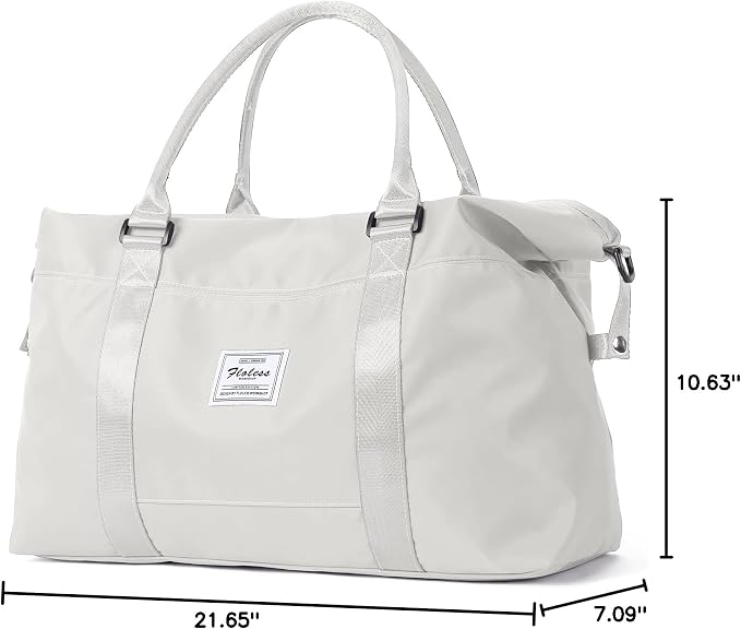 Travel Duffel Bag, Carry On Overnight Weekender Bags for Women | Travel Bag with Wet Pocket & Trolley Sleeve, For Spirit Airlines 18x14x8 Personal Item Bag - Image 7