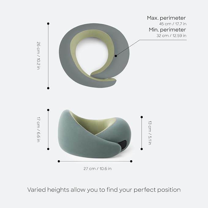 Ostrichpillow GO Travel Pillow, 360° Memory Foam Support, Soft & Washable - Image 4