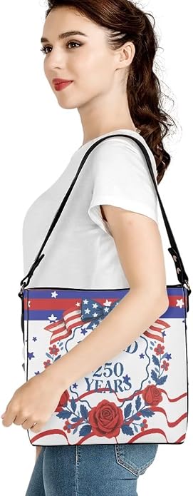 HUGS IDEA Boho Bags for Women Leather Handbag Shoulder Bucket Crossbody Purse - Image 5