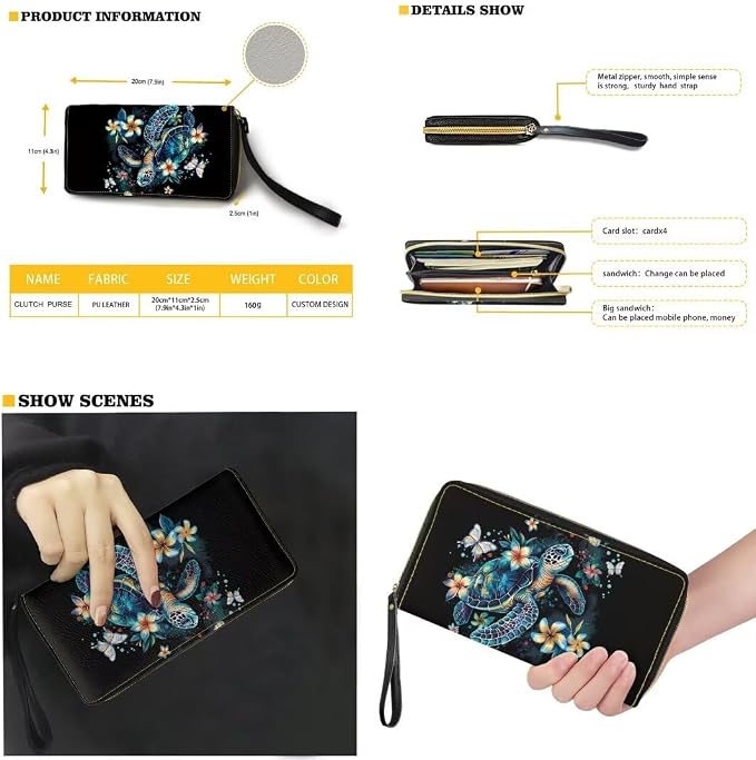 Women Purse Handbags Wallet Sets Leather Shoulder Tote Bag for Women,Top Handle Purse with Wrist Wallet Bag - Image 2