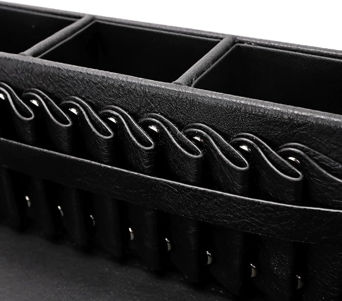 Barber Storage Box,Hairdressing Tool Holder, Multifunctional Detachable Large Storage Box, Shear Holder PU Leather Salon Scissors Holder, Hair Cutting Tools Storage Case for Barber Accessories(Small) - Image 8