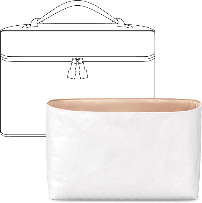 Lightweight Purse Organizer Compatible with LV Nice BB | Handcrafted DuPont™ Tyvek®, Vanile Purse Handbag Organizer Insert, Precision 1:1 Custom Fit for Work, Travel & Daily Carry by FANJIProject