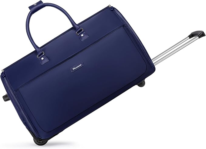 Modoker Rolling Garment Bags, 25in Large Garment Duffle Bag with Wheels, 3 in 1 Garment Suit Luggage Bag, Not Standard Carry-On Size for Women Men Business Travel Weekender, Blue - Image 8