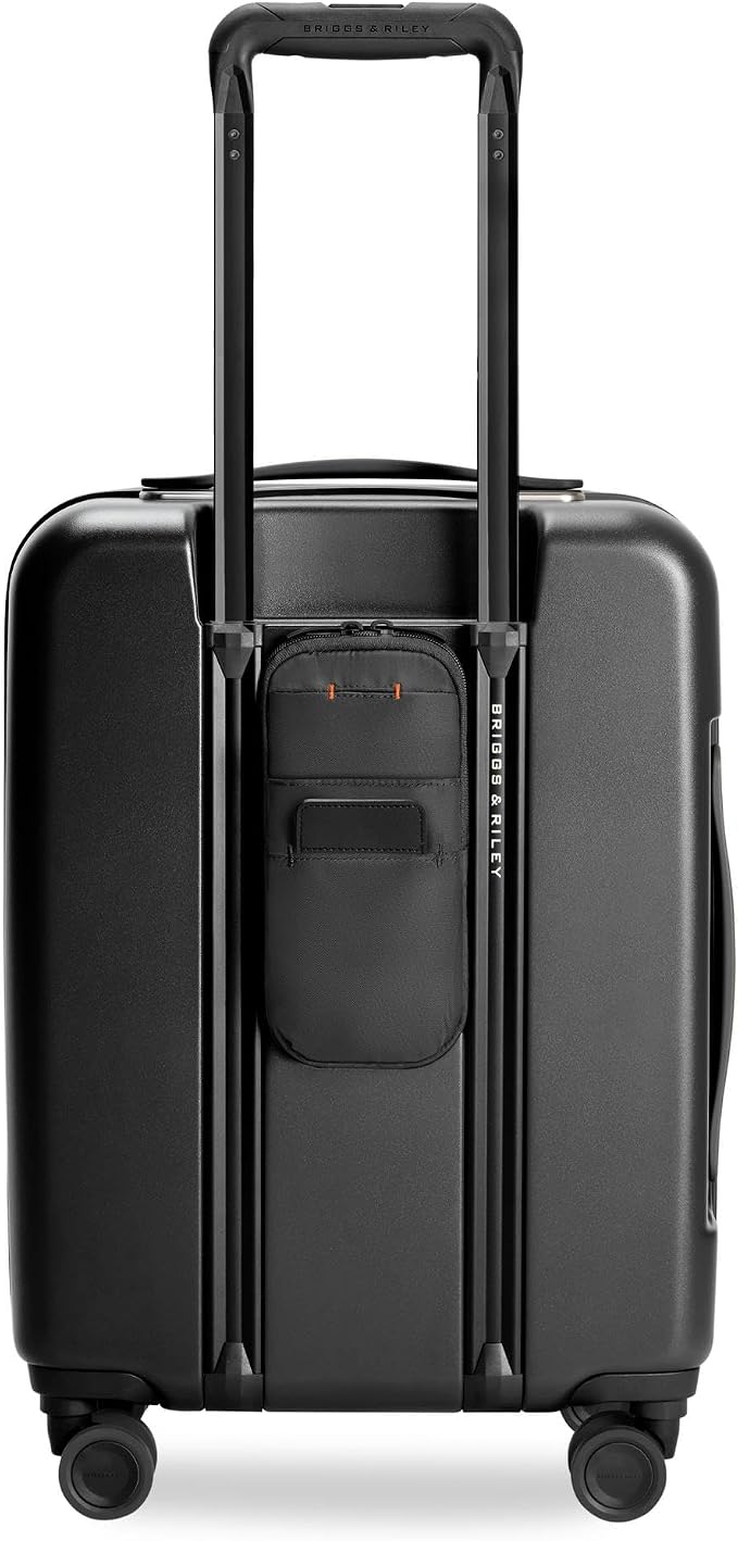 Briggs & Riley 21" Global Carry On Expandable Spinner - Luggage for Travel, Suitcases with Wheels, Hardside Rolling Bag for Men & Women, Self-Repairing Zipper - Sympatico Collection, Black - Image 9