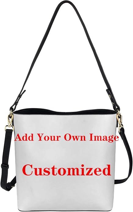 HUGS IDEA Boho Bags for Women Leather Handbag Shoulder Bucket Crossbody Purse by HUGSIDEA
