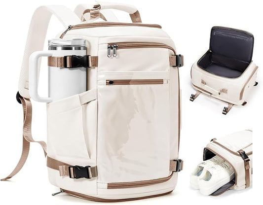 coofay Travel Backpack for Women Men, Carry on Backpack for Airplanes | Personal Item Travel Backpack Carry on Flight Approved,Mochila de Viaje Casual Daypack Backpacks Tsa Approved Hiking Backpack by coofay