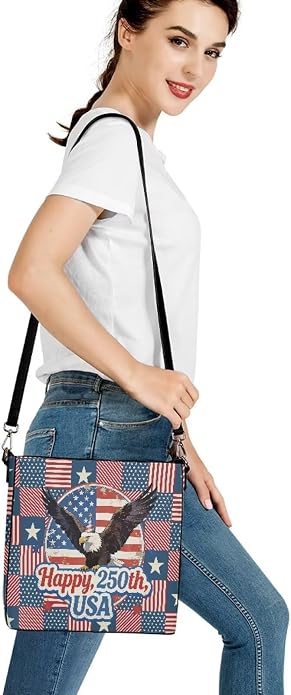 HUGS IDEA Boho Bags for Women Leather Handbag Shoulder Bucket Crossbody Purse - Image 7