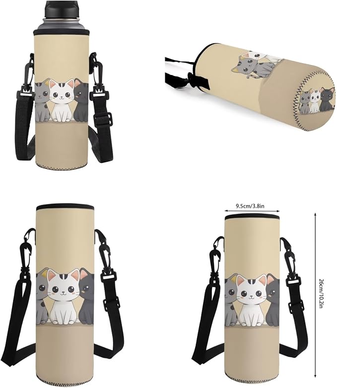 Cute Cat Backpack for Girls 8-10/10-12/12-14 with Lunch Box Middle School Bookbags for 7th Grade Gilrs Back Pack Lunchbox Set Kids Book Bag Lunchbag Student Schoolbag Pencil Case Set - Image 7