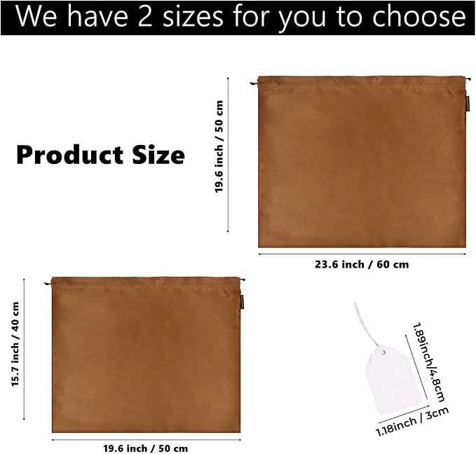 GONGKANGYUAN 30 Pack Dust Bags for Handbags Travel Storage Pouch, Silk Handbag Dust Cover Bags for Purses Pocketbooks Shoes Boots - Image 3