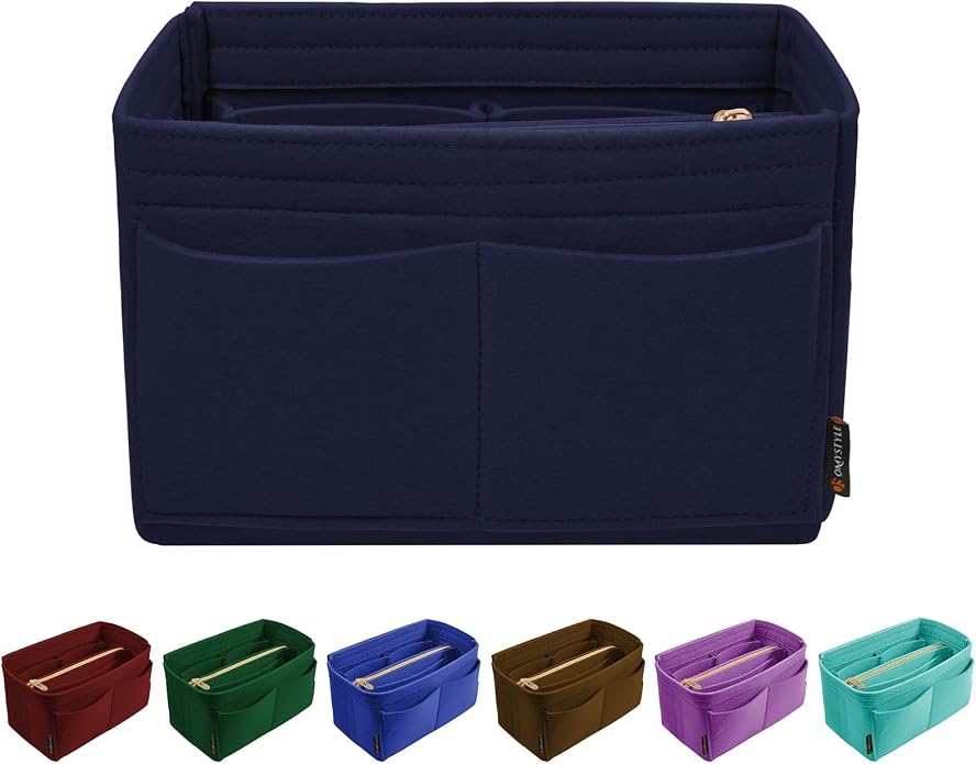 OMYSTYLE Purse Organizer Insert, Felt Tote Bag Organizer Insert with 5 Sizes, Handbag Dividers for Inside Purse, Compatible with Longchamp, Neverful, Speedy and More by OMYSTYLE