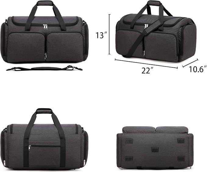 Sneaker Bag Travel Shoes Duffel Bag Men Women Gym Sport Luggage Duffle Carrying Case Bag Divider Adjustable Compartment Portable Soccer Athletic Shoes Carrier Heavy Duty Traveling Accessories - Image 7