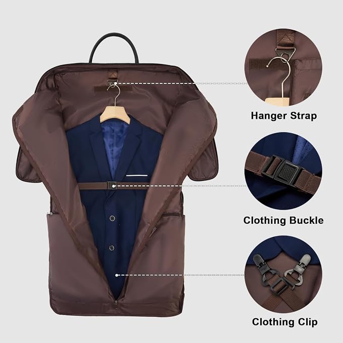 Garment Bag for Travel Large Carry on Garment Bags Men Women | Garment Suitcase Bags - Image 2