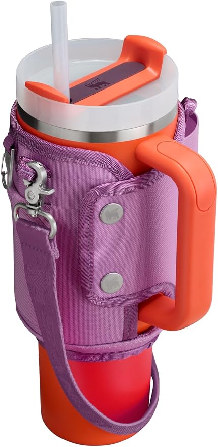 STANLEY All Day Quencher Carry All for 40 oz Tumbler with Handle | Crossbody Bag with Phone Holder Pocket, Card Sleeve & Detachable Strap | Water Bottle Carrier Bag | BPA-Free | Lilac - Image 3