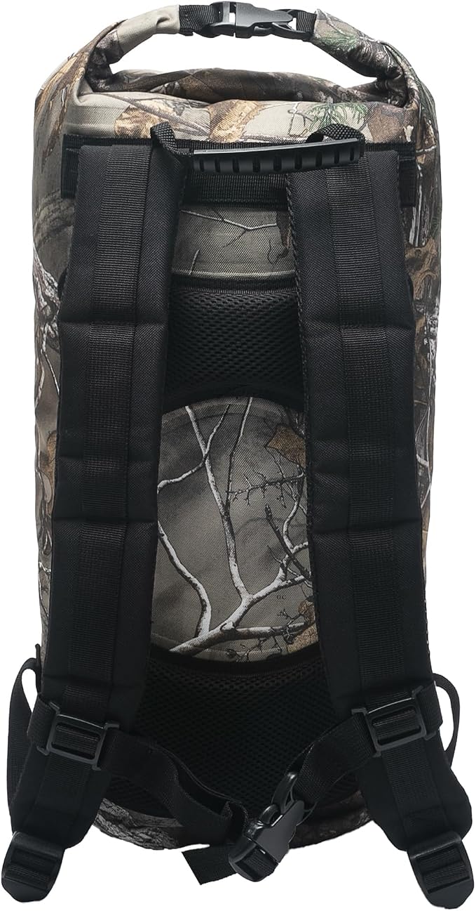 geckobrands Hydroner 20L Waterproof Dry Bag Backpack – Lightweight Roll-Top Bag with Clear Phone Pouch for Outdoor Activities - Image 2