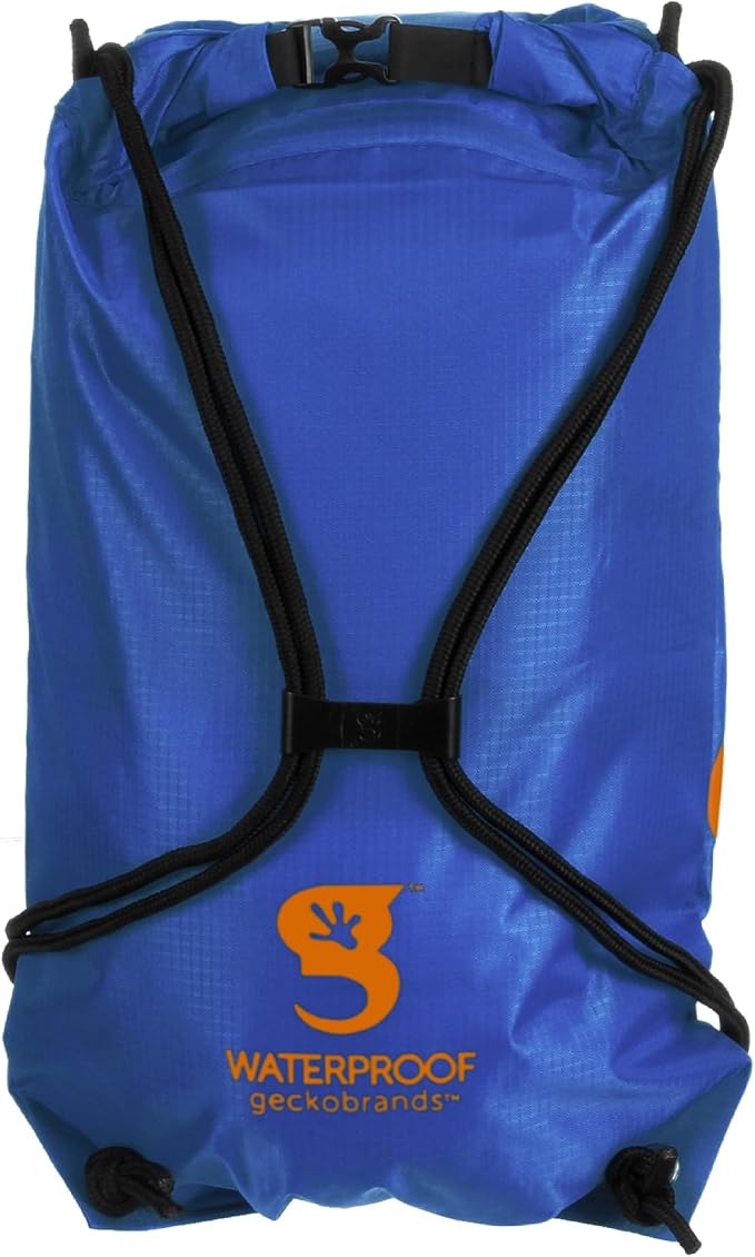 geckobrands Embark 10L Drawstring Backpack – Waterproof, Lightweight Dry Bag for Beach, Hiking, and Light Water Activities - Image 2