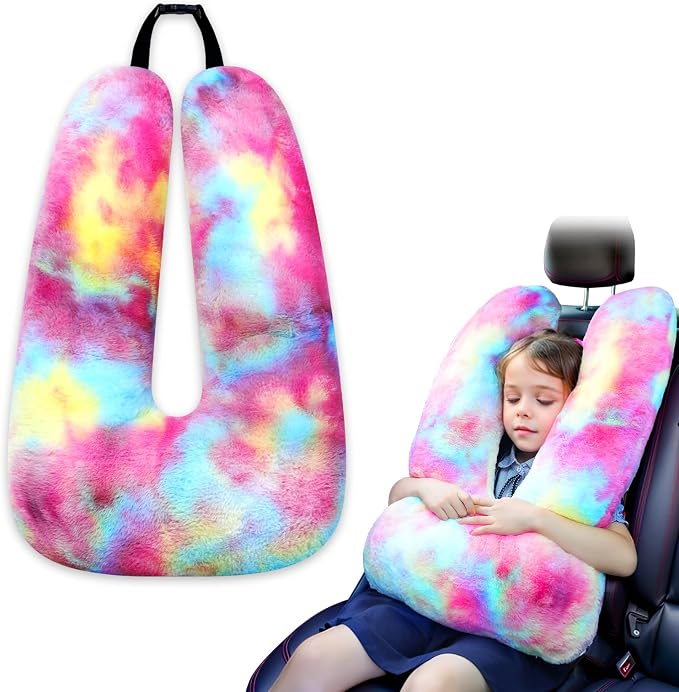 Car Pillow - Soft Adult and Child Car Sleeping Neck Head Support H-Shape Travel Pillow Cushion Car Seat Safety by Atablyn-Foryourdailylife
