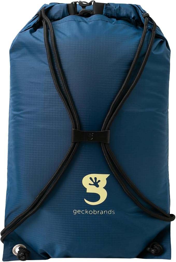 geckobrands Embark 10L Drawstring Backpack – Waterproof, Lightweight Dry Bag for Beach, Hiking, and Light Water Activities - Image 2