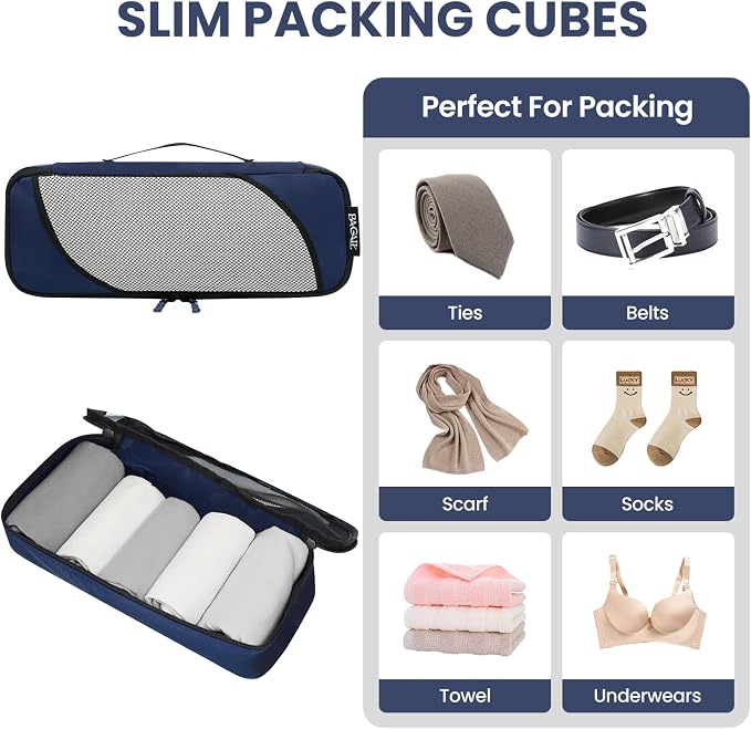 BAGAIL 6 Set Packing Cubes,Travel Luggage Packing Organizers - Image 5