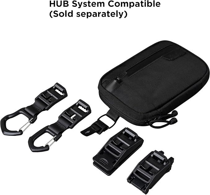 ALPAKA Admin Pouch Pro EDC Organizer Tool Pouch Black X-Pac X42 | Smooth Zipper, Weatherproof Storage for Electronics, Cables, Travel Accessories - Image 6