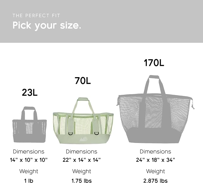 MISSION Boat Gear CASSI Heavy-Duty Outdoor Tote and Waterproof Marine-Grade Mesh Boat Bags - Image 5