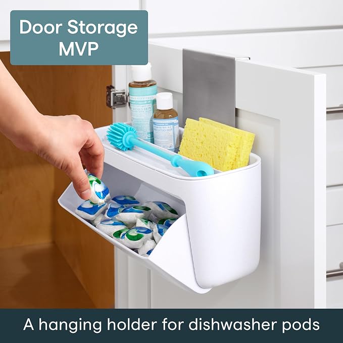 YouCopia DoorStash Dishwasher Pod Holder, Cabinet Door Storage Container - Image 2