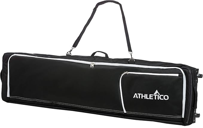 Athletico Conquest Padded Snowboard Bag With Wheels - Travel Bag for Single Snowboard and Snowboard Boots by Athletico