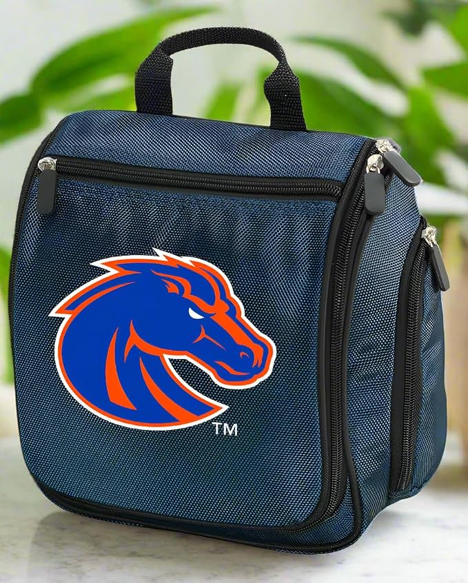 Broad Bay Boise State Toiletry Bags Or Hanging Travel Shaving Kits For Men (Multi Color - Navy) - Image 3