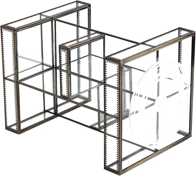 360 Rotating Glass Makeup Organizer | Spinning Vanity Cosmetic Storage, Multi-Layer Compartments, Luxury Countertop, For Skincare, Perfume, Cosmetics - Image 8