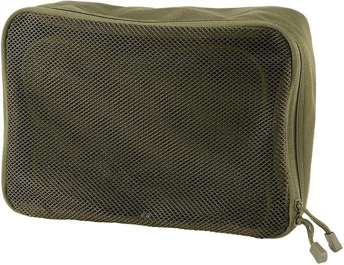 Brandit US Cooper Packing Cubes (Olive) for Travel and Outdoor Adventure, 4 Piece Bag Set for Clothes, Shoes and Equipment, Space Saving Luggage Organizer for Backpack and Suitcase, olive - Image 2
