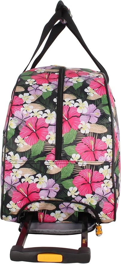 LUCAS Designer Carry On Luggage Collection - Lightweight Pattern 22 Inch Duffel Bag- Weekender Overnight (Tropic, 22in) - Image 6