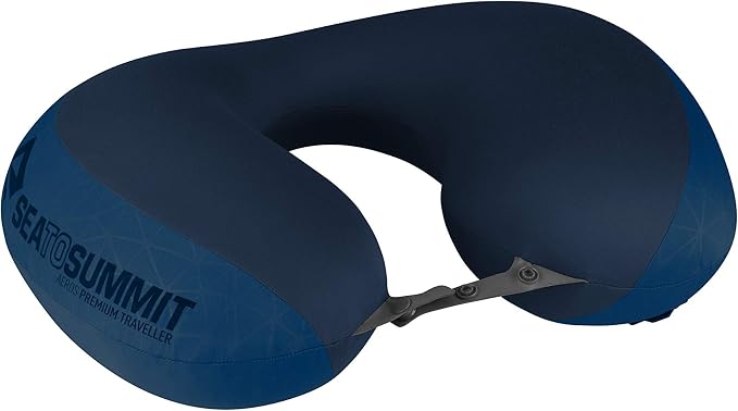 Sea to Summit Aeros Premium Traveller Inflatable Neck Pillow, Navy Blue by Unknown