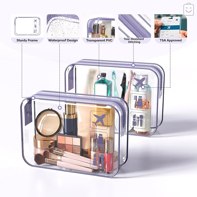 Veken 11 Set Compression Packing Cubes for Travel Essentials,Compressible Expandable Luggage Suitcase Organizer Bags with Garment Bag,Space Saver Bags with Over 1000 pcs of Mesh Holes(Purple Gray) - Image 4