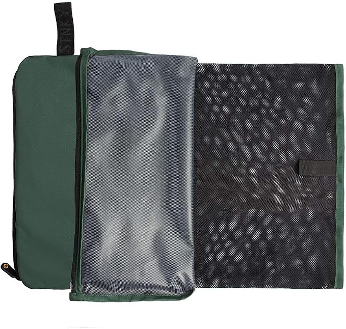 STNKY Bag Pro - Laundry Bags with Zips, Handles and Internal Mesh Bag for Travel, Yoga, Healthcare, Gym Kit, Laundry (Standard, Forest Green) - Image 3