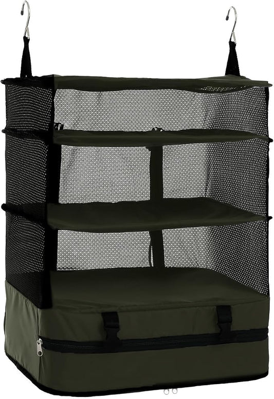 TABITORA Portable Hanging Travel Shelves Bag Packing Cube Organizer Suitcase Storage Large Capacity by TABITORA%EF%BC%9ANewStart%EF%BC%8CNewLife