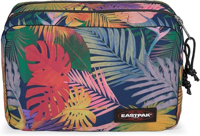 EASTPAK Mavis Cosmetic Bag - Hanging Travel Wash Bag with Two Compartments and Organiser, 4.6 L Capacity, 17.5 x 26 x 10 cm - Brize Retro Navy by EASTPAK
