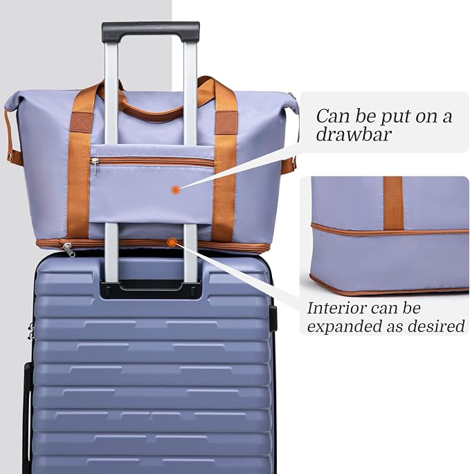 Cosbarn Luggage Sets 5 Piece Suitcases with Wheels, Suitcase Set ABS Hard Case Luggage with Spinner Wheels Durable Travel Luggage - Image 5