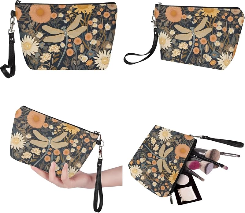 GIFTPUZZ Women Tote Bag Women Wallet Portable Cosmetic Bag for Women Bag Set 3 Pack PU Leather Bags with Zipper - Image 6