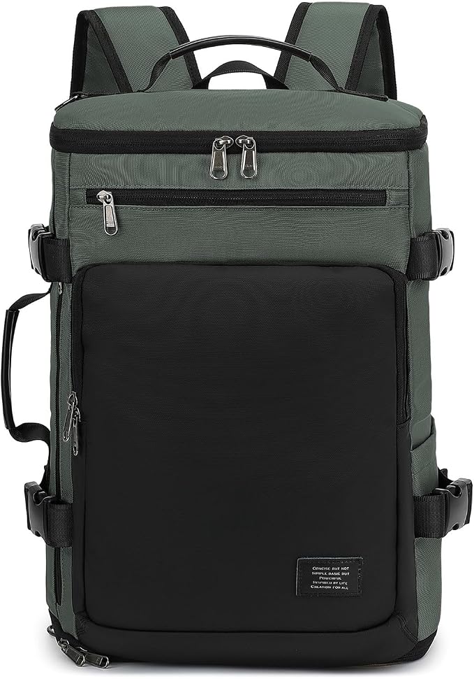 Kalesi Gym Duffle Bag Backpack 4-Way Waterproof with Shoes Compartment for travel Sport Hiking laptop Business-grey by Kalesi